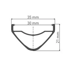 DT Swiss HX 1700 Spline LS - Endubikes -Accesorios para bicicletas Ventas DT Swiss HX 1700 Spline LS perfil