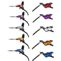 Freno HOPE TECH 3 V4 Con Latiguillos Metálicos!!