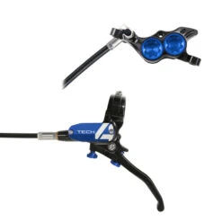 Freno HOPE TECH 3 V4 Con Latiguillos Metálicos!! 11 Freno HOPE TECH 3 V4 Con Latiguillos Metálicos!! -Accesorios para bicicletas Ventas HOPE Tech 4 E4 AZUL