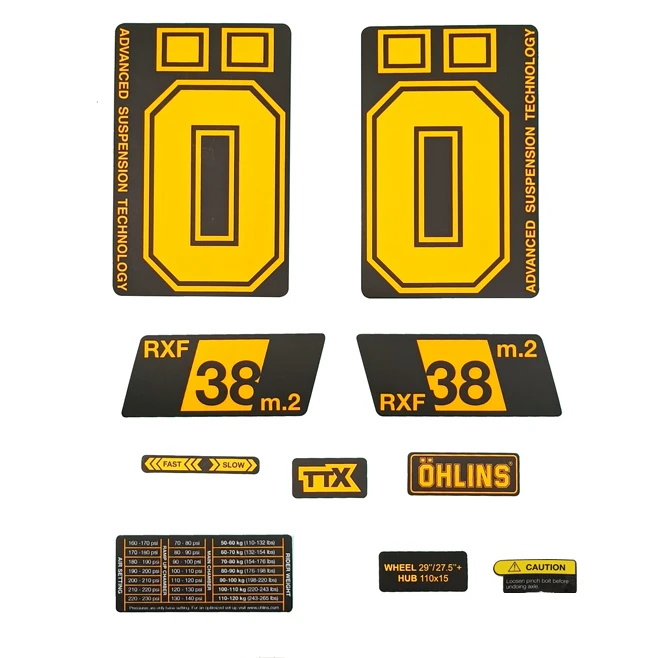 Kit De Vinilos Öhlins RXF - Endubikes 1 Kit De Vinilos Öhlins RXF - Endubikes